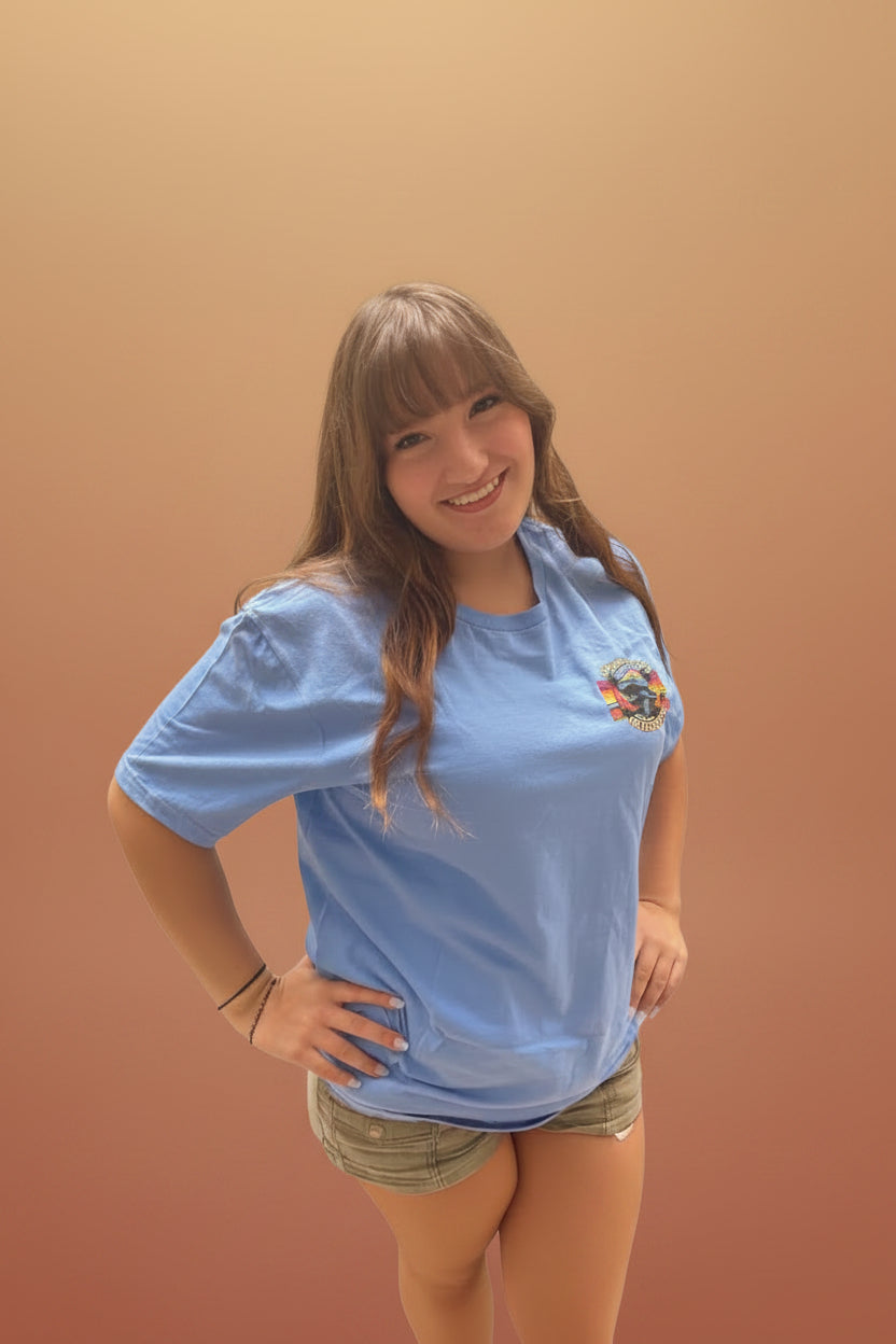 Short Sleeve - Ocean Themed- Spruce Creek Mushroom Tee (Size Large)