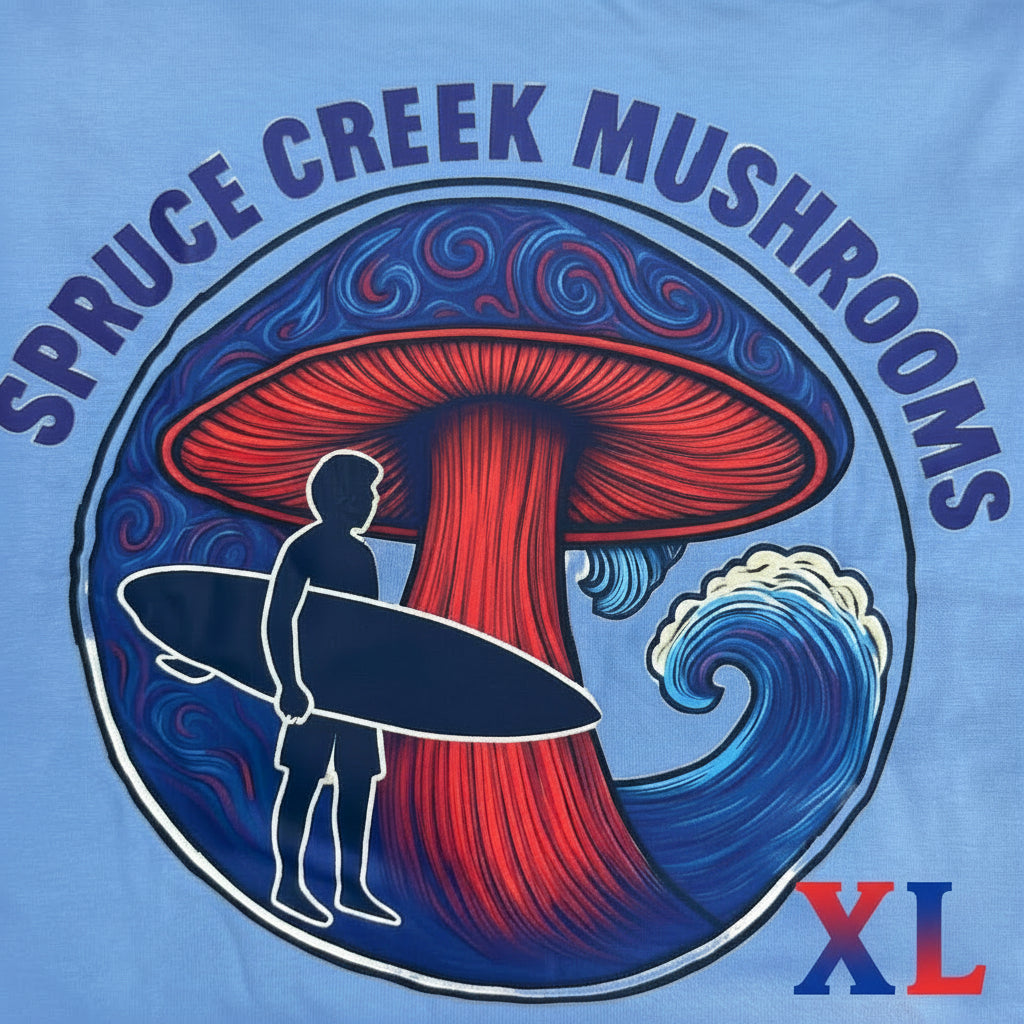Spruce Creek Mushroom Stylish, Ocean Themed T - Xtra Large