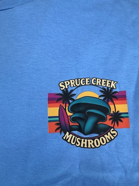 Spruce Creek Mushroom Stylish, Ocean Themed T - Xtra Large
