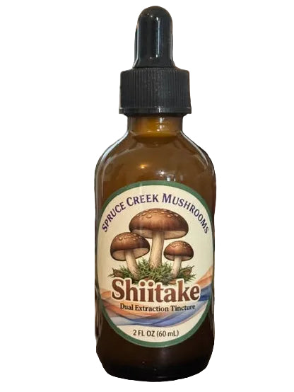 Shiitake Mushroom Tincture Spruce Creek Mushrooms